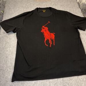 Men Ralph Lauren T Shirt Black 2xlt